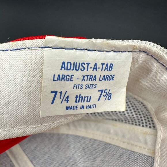 Vintage 1970s Mickey Mouse Cap Hat Snapback Patch Walt Disney Productions Red - Picture 8 of 11